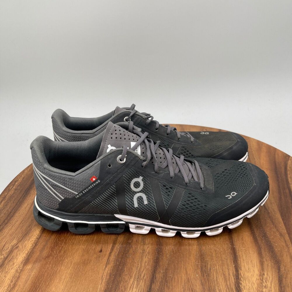 On Cloudflow 3.0 Shoes Mens Size 8.5 Black Running Comfort Walking Gym Sneakers